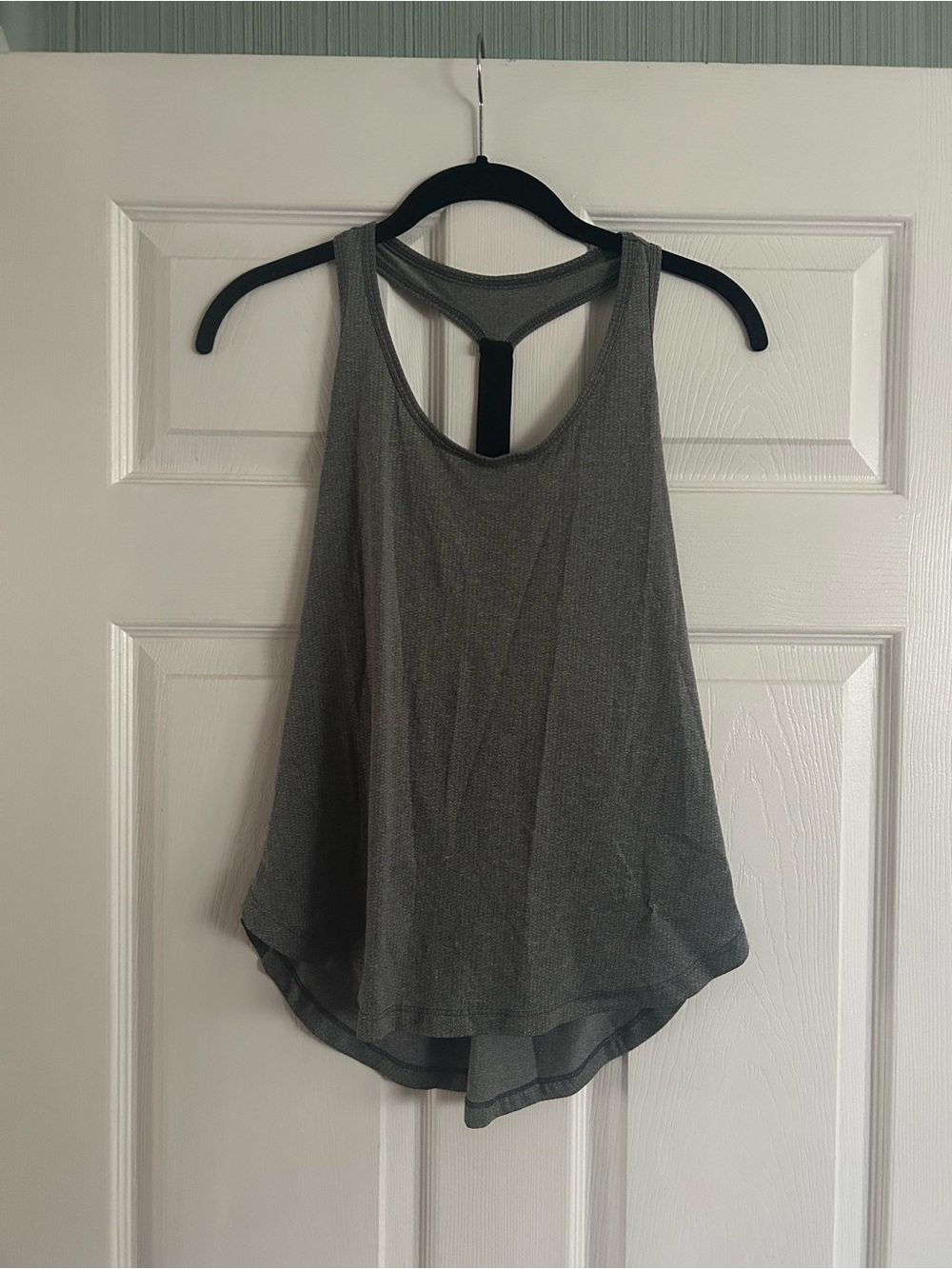 Old Navy Gray Racerback Tank Top